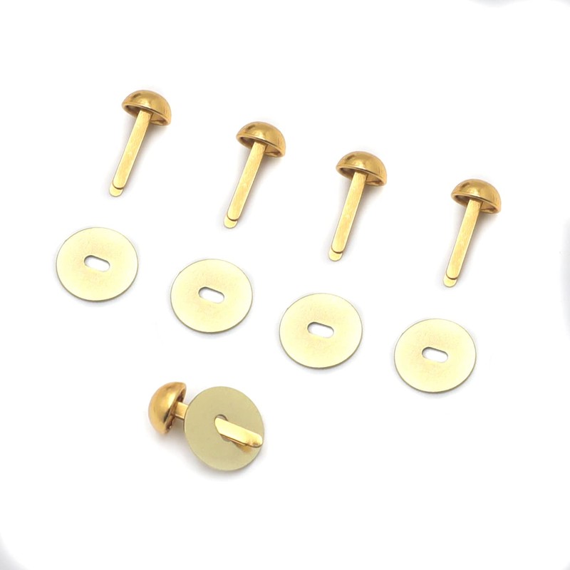 XKMT- Gold Brass Fasteners For Chain Link Fence View Blocking