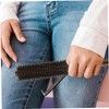 IWOWHERO Mens Round Hair Brush Roller Comb Wood Bristle Brush