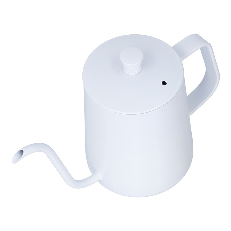 Coffee Kettle Stainless Steel Mini Portable White Thin Mouth Pour
