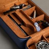 ROTHWELL 5 Watch Travel Case Storage Organizer for 5 Watches