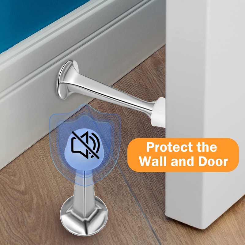 Chumia 24 Pack Door Stop Heavy Duty Solid Rigid Door