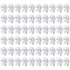 Awpeye 60 Pack Universal Clear PVC Suction Cups with Hooks