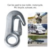 4Pcs Trailer Snap Hook 90mm Iron Tow Hook Safety Chain