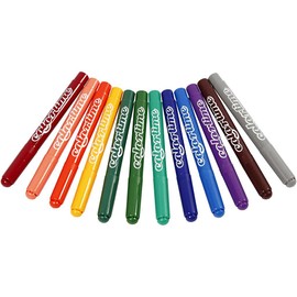 Colortime Marker Bullet Tip Line Width: 5 mm, 12 Assorted Colours