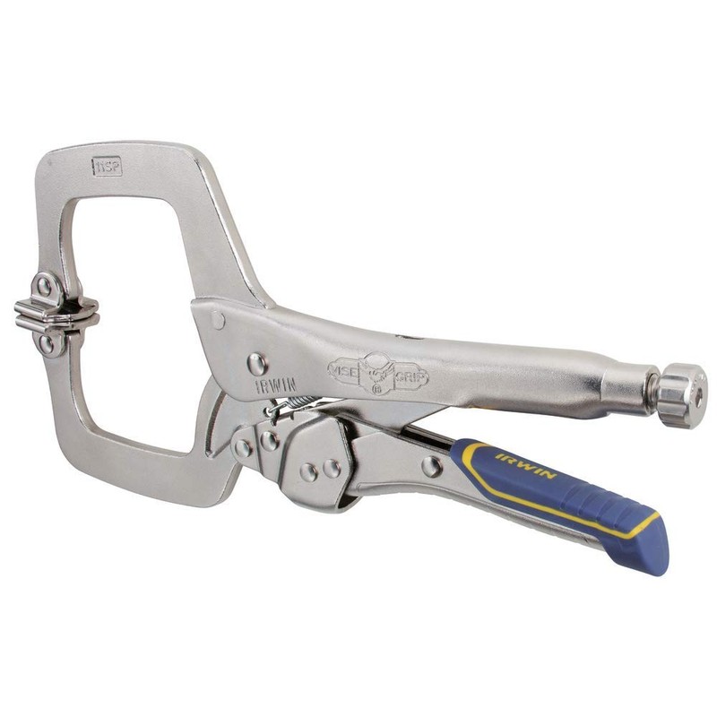 IRWIN VISE-GRIP Welding Pliers, Fast Release, C-Clamp with Swivel Pads,