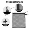 Pack of 10 Mesh Bag Beach Mesh Bag with Drawstring