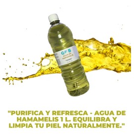 Gob tnico facial agua de hamamelis 1 L  cuida todo tipo de piel                                                                                       