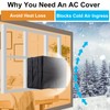 Heavy Duty Window Air Conditioner Cover Outside Unit, Thickened 600D