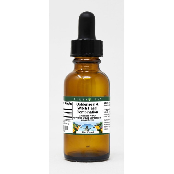 Goldenseal & Witch Hazel Combination Glycerite Liquid Extract (1:5) -