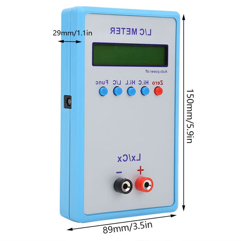 Inductance Capacitance Meter Handheld l C Meter Electric ABS LCR