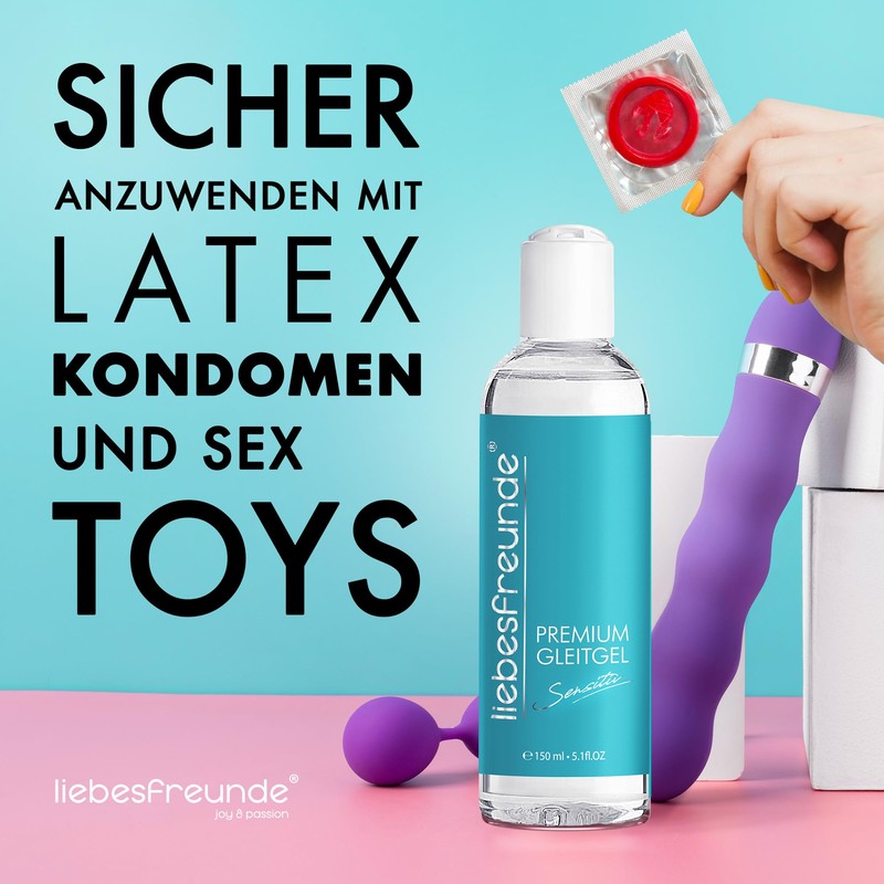 liebesfreunde® Sensitive Water-Based Lubricant (150 ml) Premium Lubricant Intimate Gel