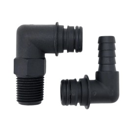 Flojet Port Adapters 1/2" Hose Barb & NPT for Quad, G57 Pumps