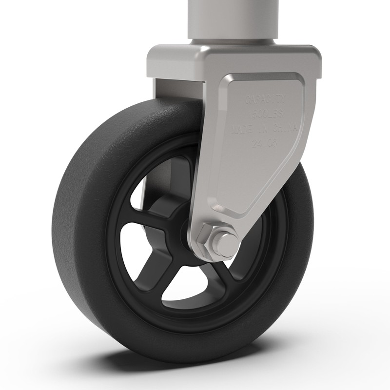 TOWKING Upgraded Spoke Wheel Trailer Jack, 10" Vertical Movement, 1500