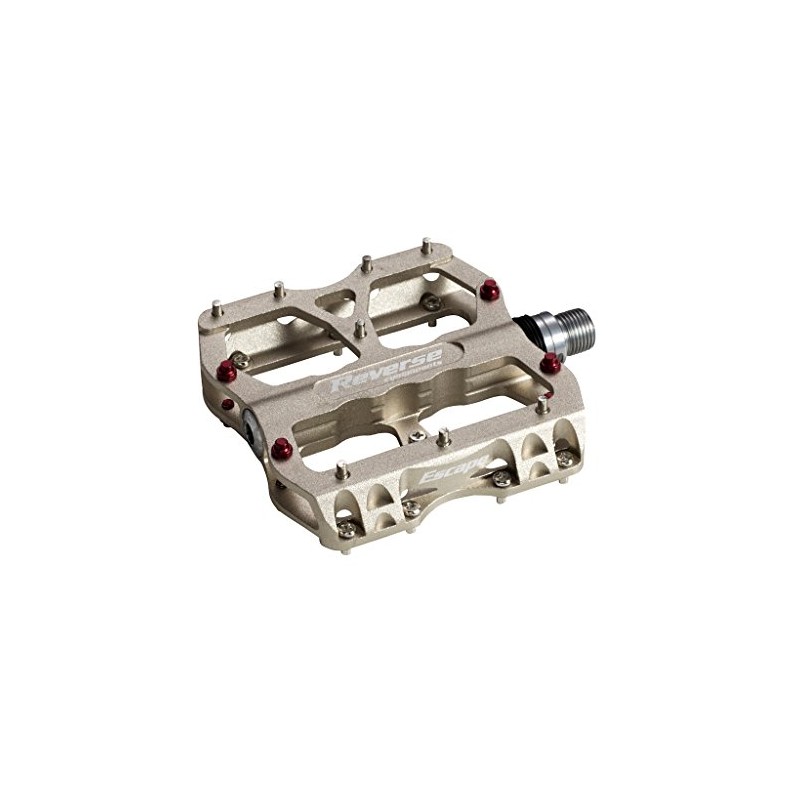 Reverse Escape Flat Bicycle Pedal MTB Downhill Sand/Metallic