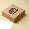 'Cute Hedgehog' Clear Sticker Decal – Waterproof Film for Windows,