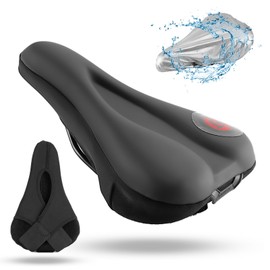 ROCKBROS Bike Seat Cover Bike Seat Cushion Gel Padded Comfortable for Peloton Seat Cushion Men Women