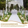 sourcing map Velvet Stanchion Rope 3.28 Ft/1 M, Barrier Rope