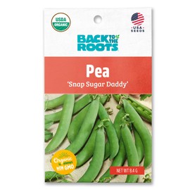 Back to the Roots Seed Packet - Pea 'Snap Sugar Daddy' 8.4g