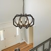 Lanhall 8 Black Light Farmhouse Chandelier Dining Room Light Fixture