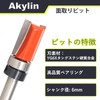 Akylin Trimmer Bit Set, 0.2 inch (6 mm) Axis, Straight