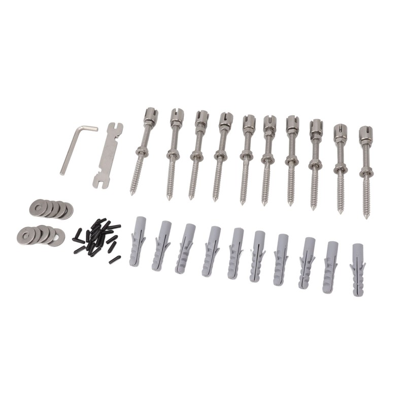 Wire Trellis Stainless Steel Modern Flexible Layout Invisible Strong Load