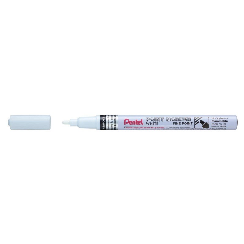 PENTEL Paint Marker MSP10 Paint Markers Fine Tip White Pack