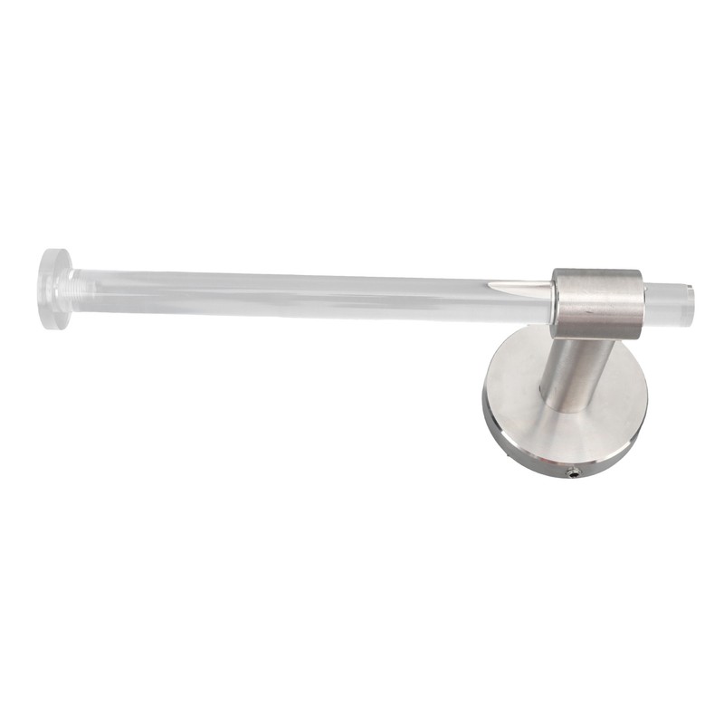 Bathroom Towel Rack Holder Hanger Transparent Light Luxury Acrylic Wall