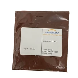 Iron Oxide Weight 250 g, Colour Brown