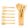 Click Bargain Wooden Utensile Set Kitchen Accessories Kit with Utensil