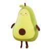 Tikwisdom avocado、alligator pear,Green avocado, simulation avocado plush toy, doll sleeping