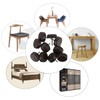 DOITOOL 40pcs Brown Thickened Furniture Glides Nail on Nylon Slider