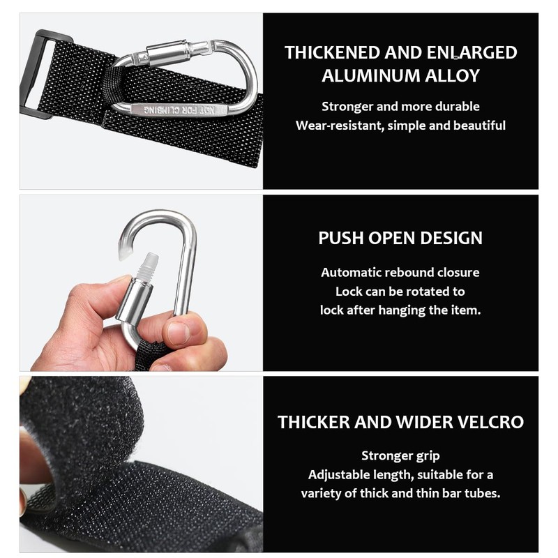 KVAEY 2 Pack Multipurpose Hook for Hanging Helmet, Goggle, Headsets,