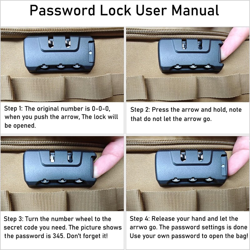 Lemubeane Tactical Camping Storage Bag - 38L Utility Tote Bag