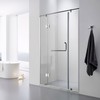 Shower Door Hinges, 180 Degree Glass Door Hinges, Heavy-Duty Brass