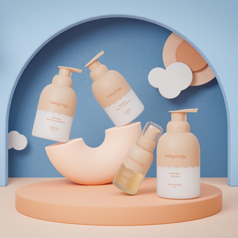 Babyology Organic Baby Lotion - 100% Edible Ingredients - The