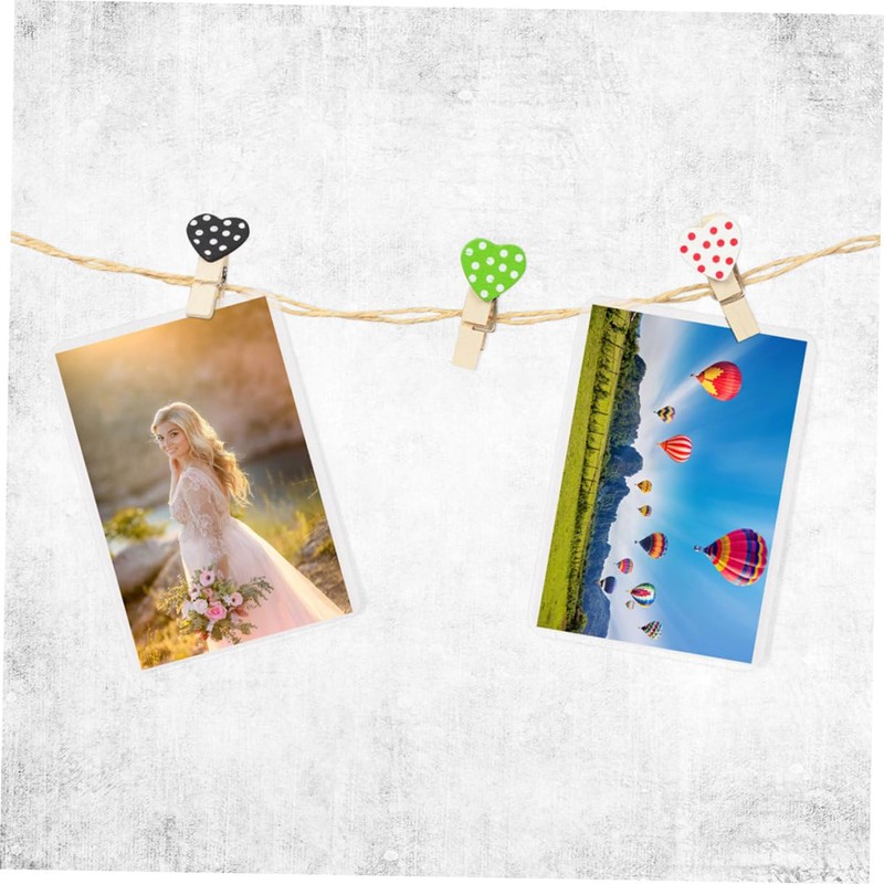 DOITOOL 100 Sheets Transparent Laminating Film Pouches for Photos PVC
