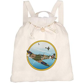 Azeeda 'Spitfire Planes' Canvas Rucksack/Backpack (RK00008123)