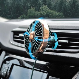 Portable Fan For Car - USB Powered Car Air Cooler For Outlet,15V Long-lasting Ventilation Device For Truck RV Vehicle Camping Travel