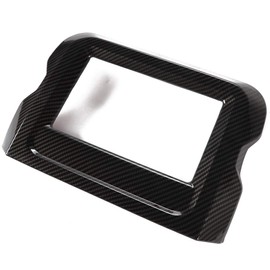 RT-TCZ 7" Carbon Fiber ABS Dashboard GPS Navigation Panel Frame Cover for 2018-2020 Jeep Wrangler JL JLU