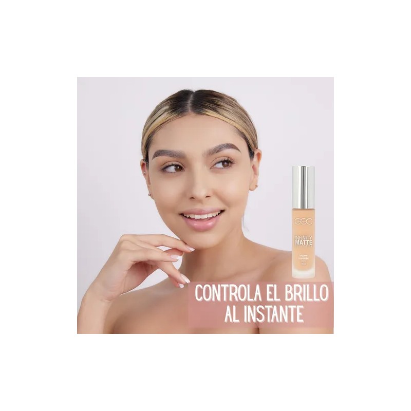 Goc Maquillaje Lquido Infinity Liquid Foundation Super Mate Tono Tono