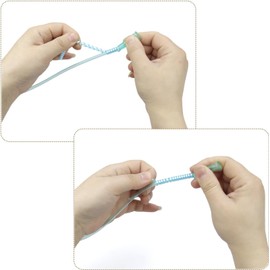 10 Pack Oxygen Tube Support Crimp Straightener, Oxygen Tubing Accessories from Kinking Compatible with Oxygen Concentrator Portable Oxygen Tubing