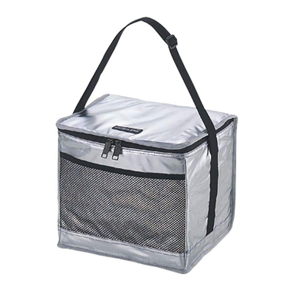 Captain Stag Delis Soft Cooler Bag, Foldable, Silver, Multi