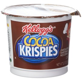 Kellogg's Cocoa Krispies Chocolatey Sweetened Rice Cereal Six 2.3 Ounce Cups by Rice Krispies