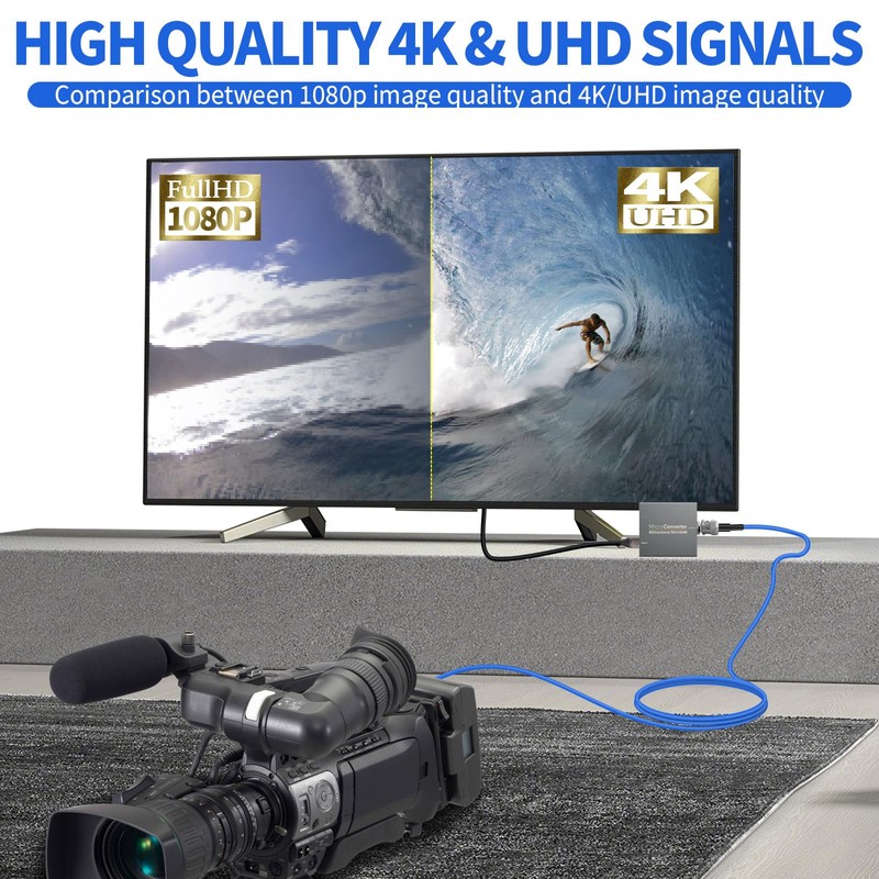 Superbat 3G/6G/12G SDI Cable 5m BNC RG6 Cable 75ohm BNC