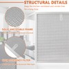 JAMHER 2 Pack S99010467 Range Hood Filter Replacement 5 Layer