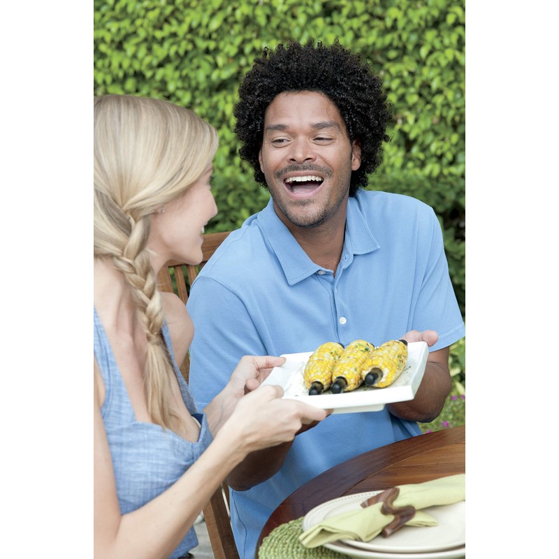 Weber 6489 Pinchos para Elote Estuche de Plástico Transparente