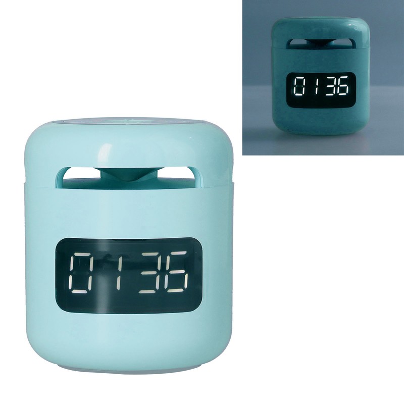 JM01 BT Clock Speaker Multifunctional Adjustable Portable BT Clock Speaker
