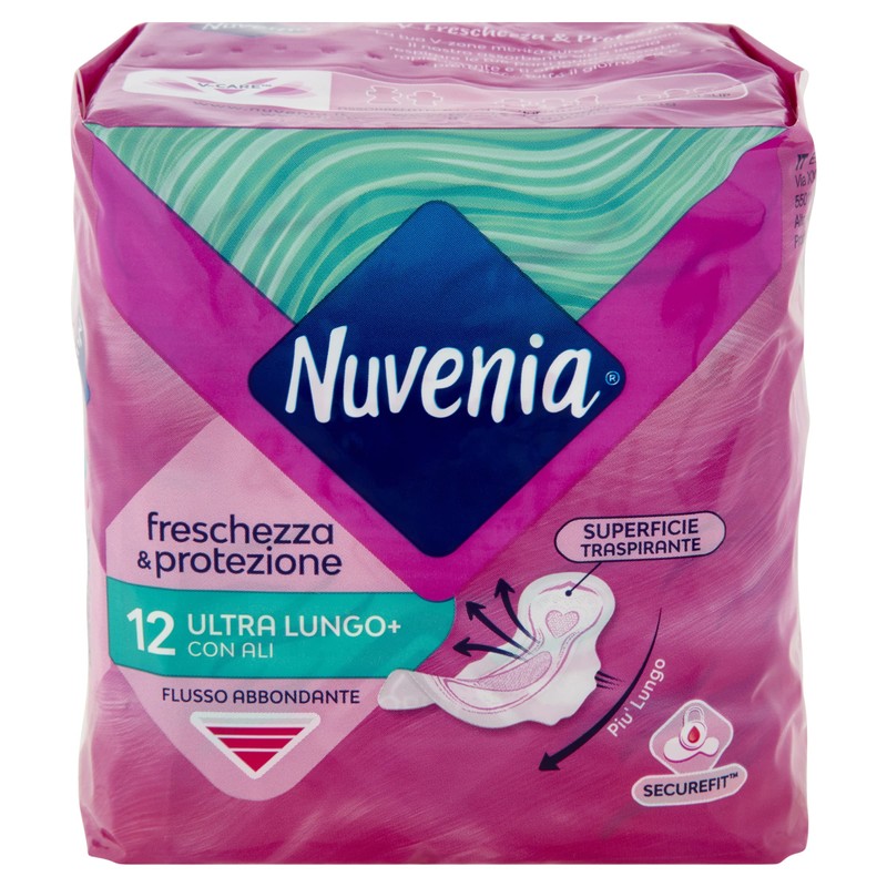 Nuvenia Absorbent – ultra slim, Absorbent Super Long, with Wings