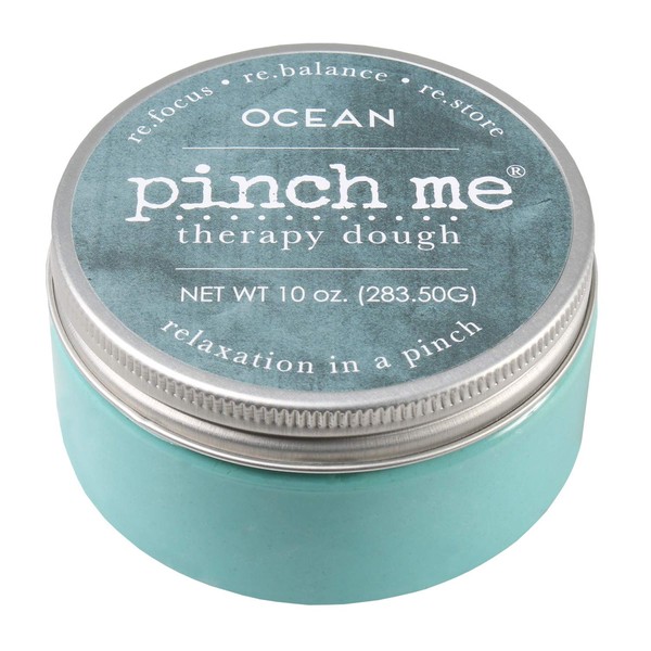Pinch Me Therapy Dough - Holistic Aromatherapy Stress Relieving Putty - 10 Ounce Ocean Scent