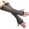 RAZZMATAZZ Gloves Girls Gothic Long Fishnet Gloves Party Fancy Dress Tutu Vampire Bride (New Black), One Size (1)